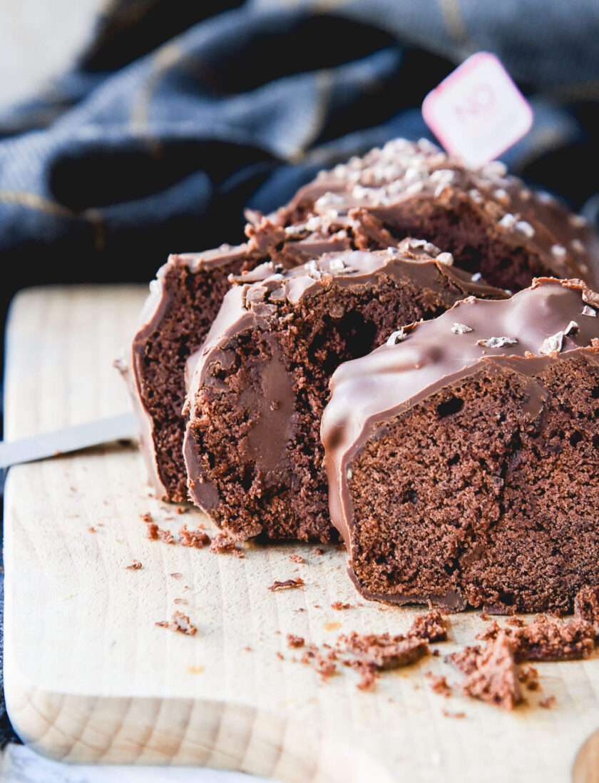 Gluten-free, no-sugar double chocolate cake 2