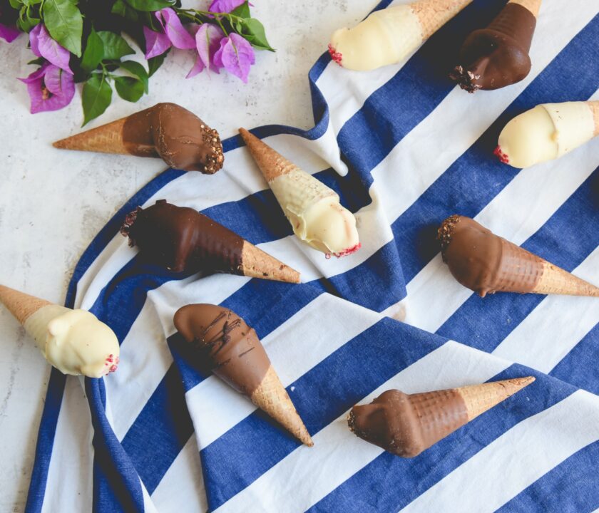 10 Ice Cream Cones σε διάφορες γεύσεις