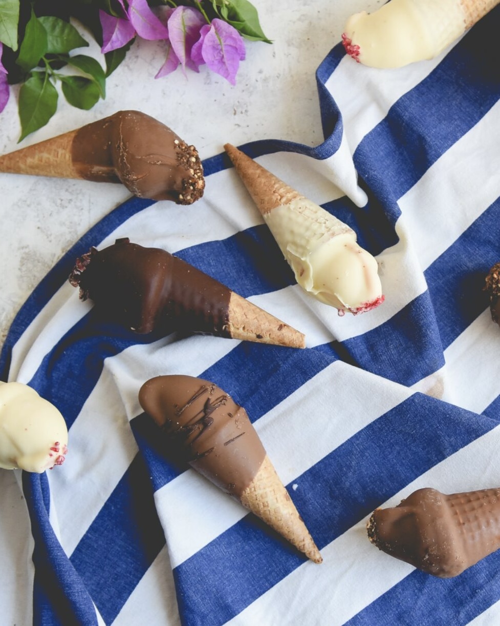 10 Ice Cream Cones σε διάφορες γεύσεις