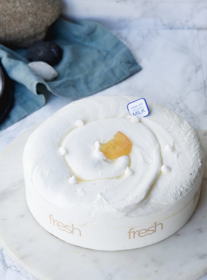 Τούρτα Παγωτό Lemon Pavlova