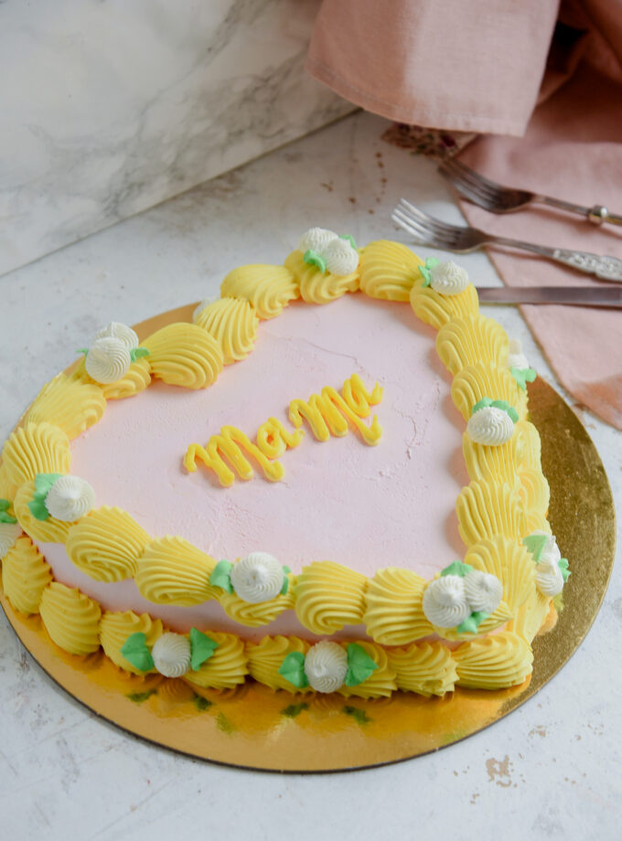 Mother's Day Yellow Cake
