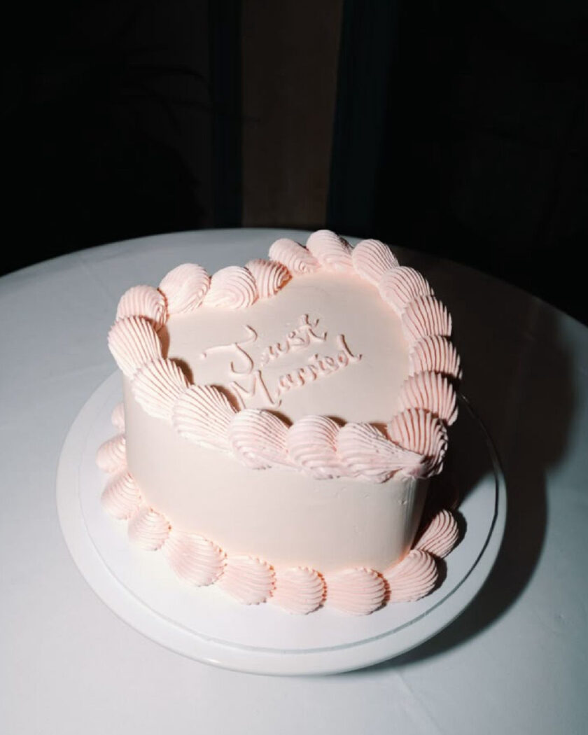 Just Married Cake
