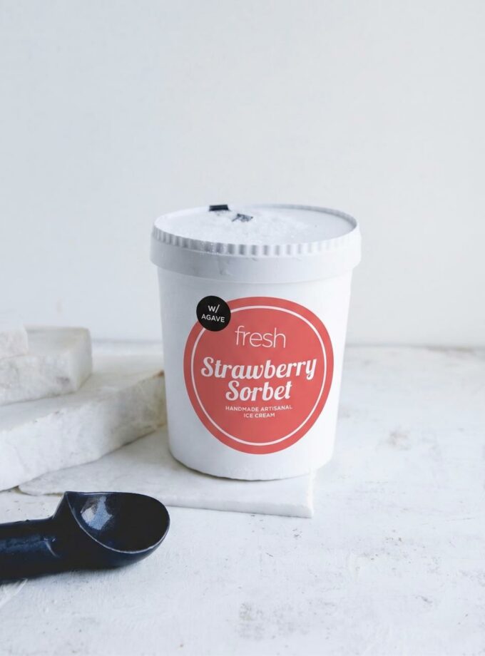 Sorbet Strawberry - No added sugar Οικογενειακό 600g