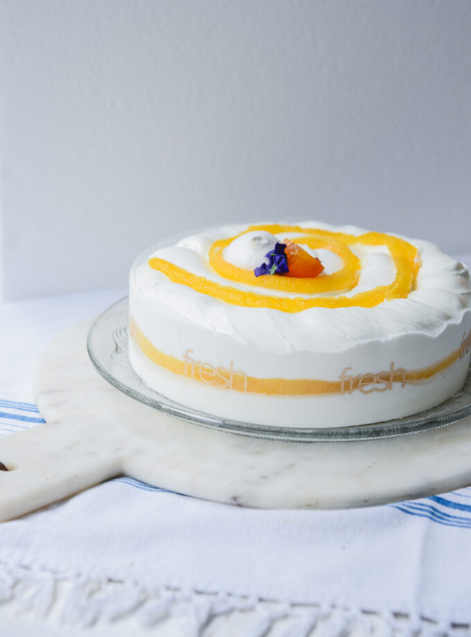 Τούρτα Παγωτό Pavlova Πορτοκάλι-Περγαμόντο