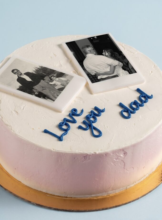 Father’s Day Polaroid Cake